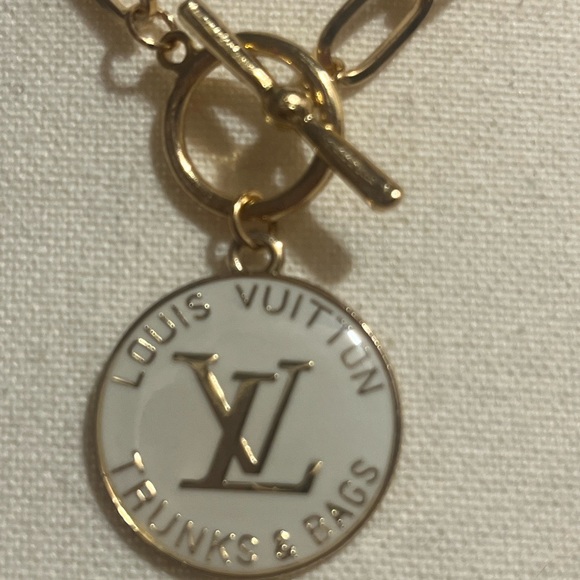 Louis Vuitton Authentic Upcycled LV Trunks & Bags charm necklace - Picture 4 of 5